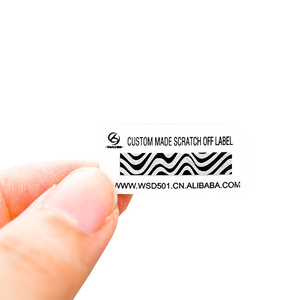 Tùy chỉnh chống giả Scratch Off bạc polyester Pet dính mã vạch nhãn an ninh Zebra Pin Nhãn dán nhãn - Product Image 2