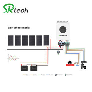 <span class=keywords><strong>Prix</strong></span> d'usine Modèle US <span class=keywords><strong>Onduleur</strong></span> solaire IP54 5kVA 6kVA <span class=keywords><strong>7kVA</strong></span> Hors réseau Monophasé Onde sinusoïdale pure pour raccordement en parallèle - Product Image 2