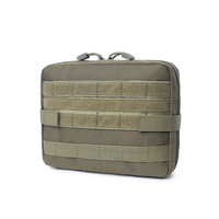 Nouvelle arrivée : Pochette tactique Molle avec fermeture éclair, imperméable, camouflage, ceinture tactique et pochettes d'attache pour sac à dos