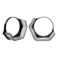 Nouvelle couverture décorative intégrée LED R8-V3 pouces Angel Eye pour accessoires d'éclairage moto et voiture