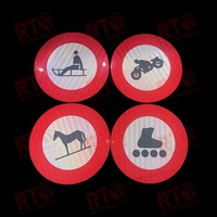 Signalisation de stationnement en aluminium de qualité diamant, panneau de signalisation routière réfléchissant, panneaux de signalisation routière à haute visibilité pour la sécurité routière