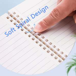 Custom Logo Printable Coil Lock Spiral <b>Notebook</b> - Bulk School Office Stationery <b>Set</b> for Promotional Giveaway - Product Image 4