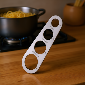 Medidor de Espaguetis de Acero Inoxidable, Herramienta para Pasta de 1-4 Porciones, Utensilio de Cocina Profesional - Product Image 3