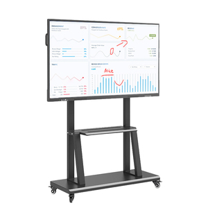 55/65/75/85/86/98/100/110 Inch 4K 3840x2160 20-Point Touch Interactive Electronic Whiteboard BOE//AUO Panels Android Windows - Product Image 1