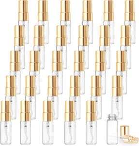 Wholesale Round Cylinder Mini 1.5ml 2ml 3ml 5ml Small Atomizer <b>Spray</b> Screen Printed Glass <b>Perfume</b> <b>Bottles</b> - Product Image 1