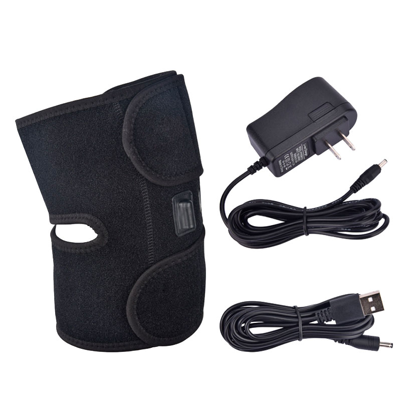 Наколенник с электрическим подогревом, горячий компресс, массаж коленей, спортивный наколенник USB