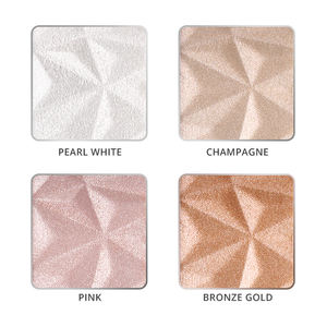 Palette de maquillage vegan à marque privée, illuminateur haute pigmentation, poudre pour le visage, cosmétique, illuminateur pastel, éclat du visage - Product Image 4