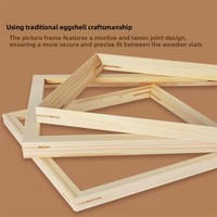 Bingkai Foto Rakitan LH yang Ditebalkan dengan Struktur Dovetail Tebal 1.5  Model Kayu Longgar 2.7