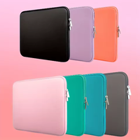 Housse pour ordinateur portable 13/15/17 pouces, luxe, imperméable et antichoc, avec impression de logo personnalisé et fermeture à rabat