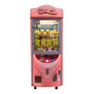 Sikke işletilen jetonu arcade pençe makinesi hediye vinç pençesi oyun makinesi çılgın oyuncak 2 vinç pençesi makinesi