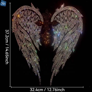 Gran Transferencia Termoadhesiva de Diamantes de Imitación con Diseño de Torre Eiffel de París para la Espalda de Chaquetas, Diseño Romántico y Brillante, DIY, Venta al por Mayor, Nuevo Arte 2026 - Product Image 2