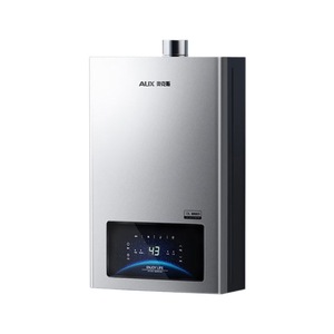 Chauffe-eau instantané sans réservoir au gaz naturel ou électrique, en acier inoxydable, avec allumage électronique et température constante - Product Image 1