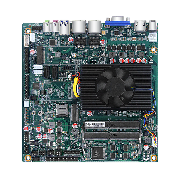 High Performance Intel 8th Gen Mini-ITX Motherboard Embedded Industrial Laptop SoC 2 LAN 6 COM HD LVDS VGA GPIO Automation
