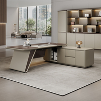 Ensemble de chaise de bureau exécutive modulaire haut de gamme, design minimaliste moderne, revêtement en cuir, structure en bois de pin, durable, écologique, sensation de luxe