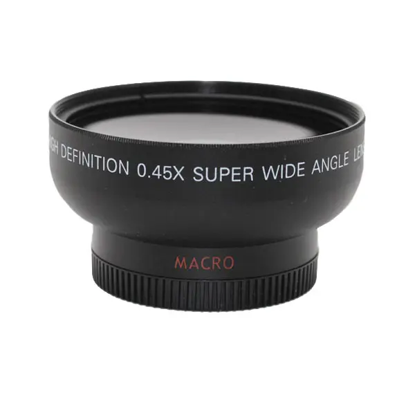 camera conversion lens of wide angle lens 52mm 0.45x super wide angle lens for Canon Nikon