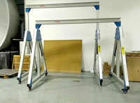 Grue portique électrique Yiteng à structure de poutre, capacité nominale de 5-7 tonnes/30 tonnes, portée de 3 m, avec composants essentiels (moteur, roulement, boîte de vitesses)