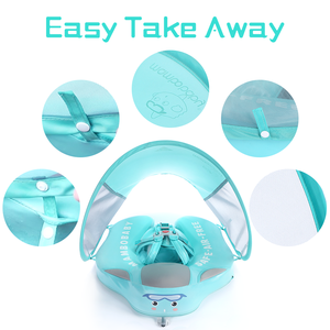 Mambobaby Flotteur pour bébé non gonflable Flotteur de piscine pour nourrissons Flotador <span class=keywords><strong>avec</strong></span> auvent Anneau de <span class=keywords><strong>natation</strong></span> pour bébé d'été Flotteurs sans air Solide pour enfants - Product Image 4