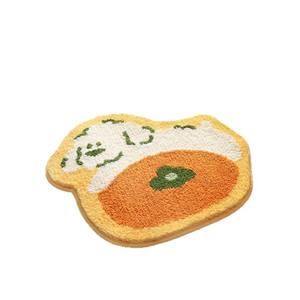 Tapis de porte absorbant et résistant à l'usure pour salle de bain et chambre, aspect cachemire, motif imprimé <span class=keywords><strong>Alien</strong></span> et petites fleurs fraîches HAPPY - Product Image 1