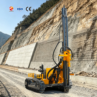 Foreuse hydraulique sur chenilles diesel pour le forage de roches en carrière et la construction