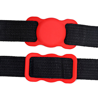 Casing AirTag Qidian Laris Manis, Tahan Lama, Anti-Hilang, Pelindung untuk AirTag, Penutup Pelindung untuk Kalung Anjing, Casing Silikon untuk AirTag