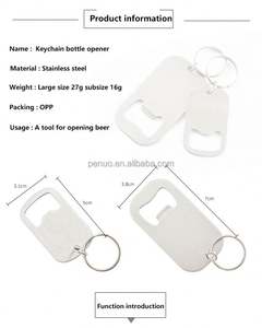 Customizable Stainless Steel Keychain <b>Bottle</b> Opener by <b>Beer</b> Custom Shape <b>Bottle</b> Opener - Product Image 4