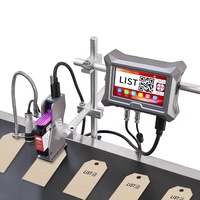 Impresora de Inyección de Tinta Térmica TIJ de 4.3 Pulgadas para Imprimir Fechas, Códigos de Lote, Números, Máquina de Codificación Automática en Línea 12.7mm/25.4mm/50.4mm
