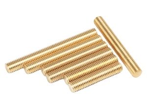 Tùy Chỉnh DIN 975 Đồng Brass Trái Và Phải Đầy Đủ Chủ Đề Dài Máy <span class=keywords><strong>Threaded</strong></span> <span class=keywords><strong>Rod</strong></span> - Product Image 2