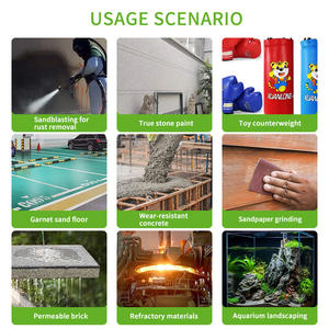Aggloméré d'émeri noir pour la construction, l'ingénierie des sols, les sols extérieurs, longue durée de vie, antidérapant, projets de sol - Product Image 5