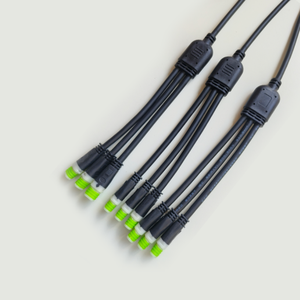 Connecteur de cordon d'alimentation cc étanche 3 4 2-en-1 12v24v mâle et femelle personnalisé pour le travail en plein air produit de qualité supérieure à lumière LED - Product Image 2