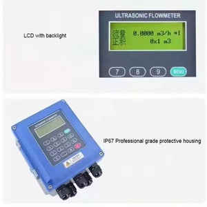เครื่องวัดการไหลแบบดิจิตอลสแตนเลส RS485 สำหรับน้ำร้อน แบบอัลตราโซนิก วัดหน่วย BTU พร้อมเซ็นเซอร์วัดการไหล ขนาดเส้นผ่านศูนย์กลางใหญ่ แบบหนีบติดผนัง รองรับ OEM - Product Image 5