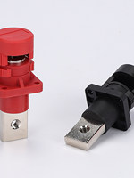 Connecteur ESS 200A à traversée murale, borne de connexion PA66 IP67, haute intensité, pour stockage d'énergie, batterie au lithium, nouvelle énergie