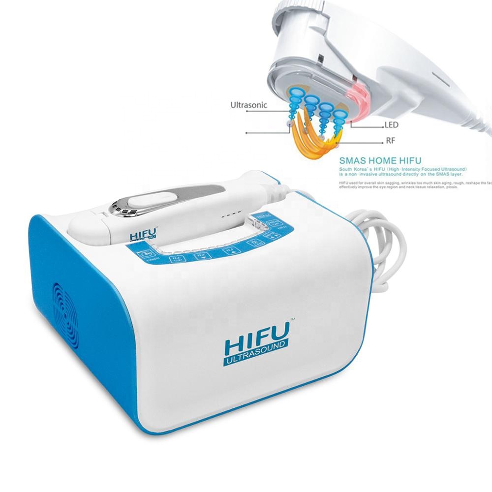 Multifunctional facial beauty Vmax Face Lifting RF HIFU Home Use Mini Skin Tightening Wrinkle Remover Machine