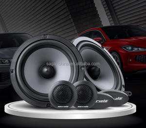 2-Way Component Auto <span class=keywords><strong>Audio</strong></span> Luidsprekers, Eenvoudige Installatie En Verbeterde Basrespons 6.5 Ronde Luidsprekers