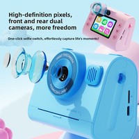 Appareil photo pour enfants Polonoid avec écran de 2,4 pouces, fonction d'impression sur carte TF - Utilisation par les étudiants, sortie photo directe