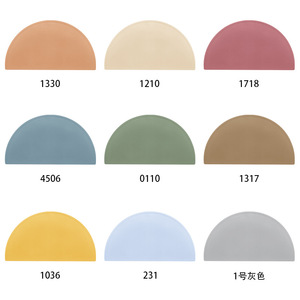 BPA Free Table Silicone <strong>Placemat</strong> for Baby Toddler Kids Dining Feeding, Half <strong>Circle</strong>, Non-slip and Dishwasher Safe - Product Image 3