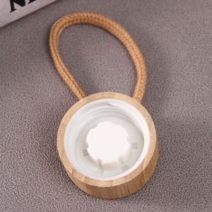 Bouteille en verre borosilicate de 500 ml de luxe à prix d'usine avec manchon en silicone et couvercle en bambou, logo personnalisé, couleur au choix pour cadeau promotionnel - Product Image 6