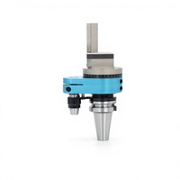 Tête de fraisage latérale AG90 BT40 D4 80 Slim, tête angulaire à 90 degrés, rapport 1:2, cavité étroite, usinage haute vitesse en acier