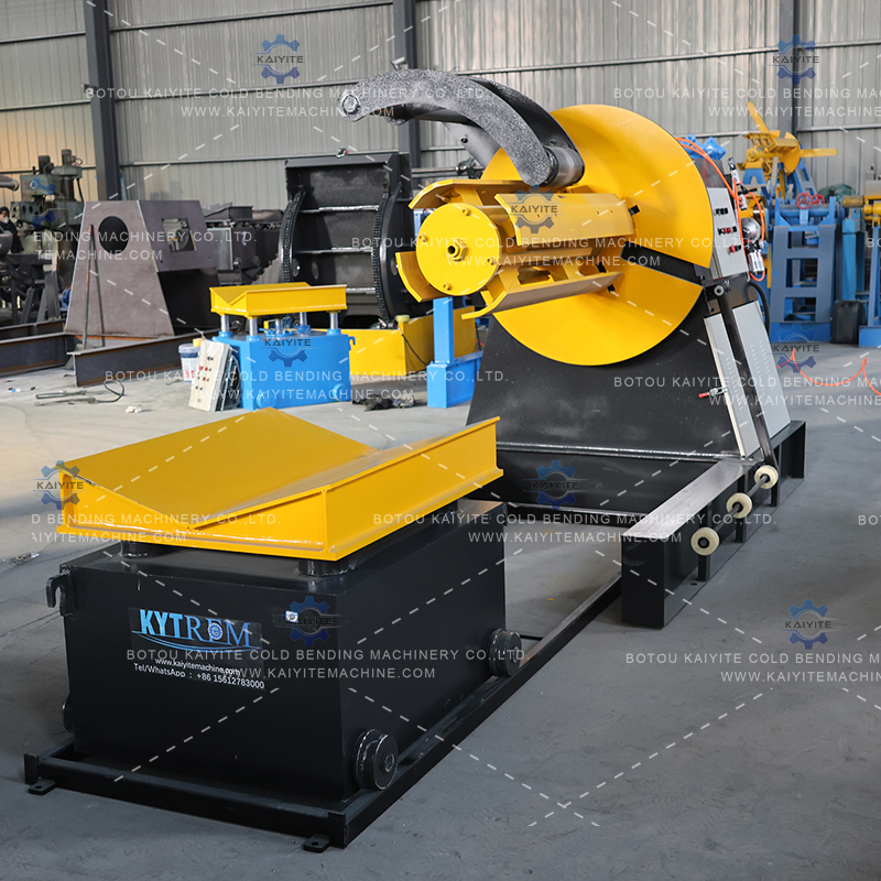 3Ton 5Ton 8Ton 10Ton Hydraulic Decoil with Loading Car for Tile Making Machinery