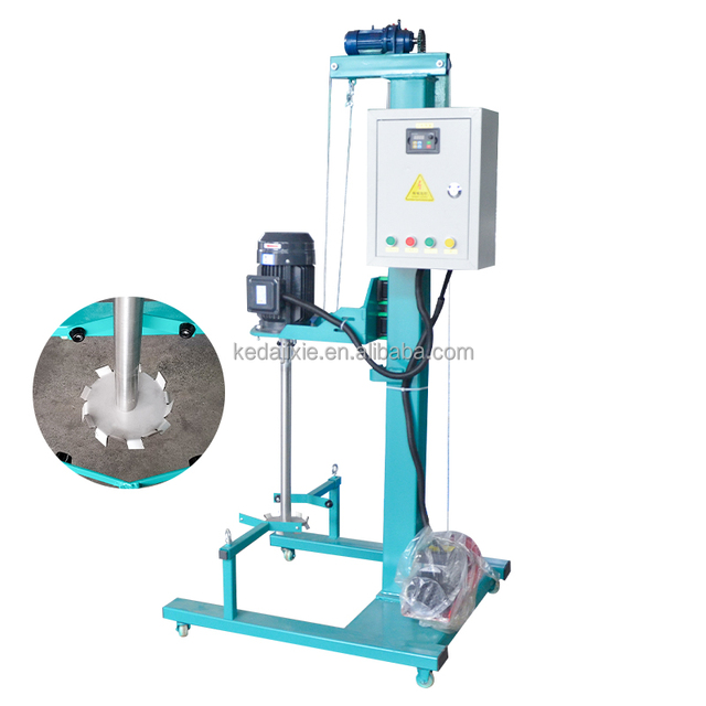 High-Speed Dispersion Liquid Chemicals Lab Lifting Device Movable Lift Mixing Homogenizer High Shear Mixer