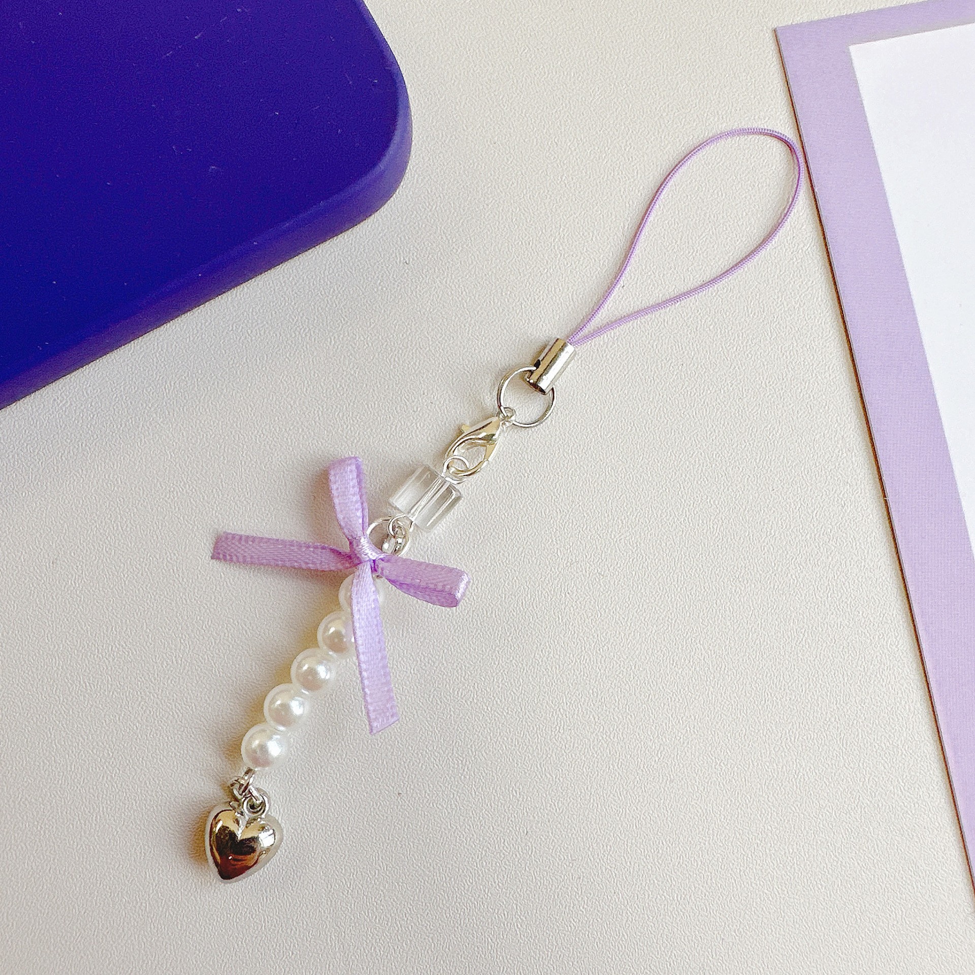 24a77 petit parfum coeur cinq perles violet
