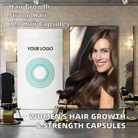 Marque privée OEM/ODM 120 capsules de suppléments pour une croissance des cheveux plus forte