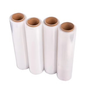 Distribution Wholesale LLDPE <b>Shrink</b> PE Pallet Durable Stretch <b>Plastic</b> Wrapping Film Rolls - Product Image 4