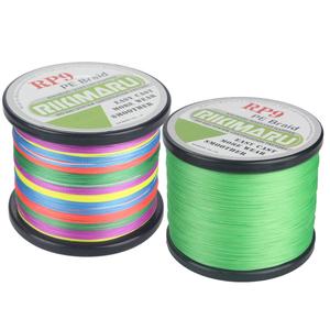 Rikimaru RP9 9-strengs 1000m PE gevlochten vislijn supersterk zeevissen 150LB 200LB hengelsportlijn voor karpervissen zachte gevlochten lijnen - Product Image 3