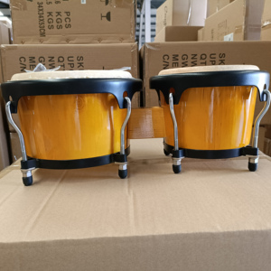Bongos de Madera de Toon Blancos/Bongó de Percusión Latina de Madera (BOBCS006) - Product Image 2