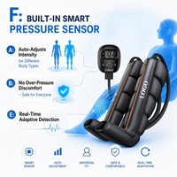 Bottes de récupération pneumatiques à compression d'air en gros, système de drainage lymphatique par pressothérapie à massage séquentiel à 5 chambres