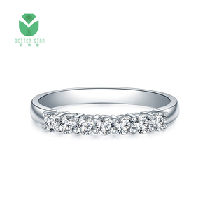 Betterstar GIA IGI gecertificeerde laboratorium gekweekte diamanten sieraden CVD HPHT diamanten trouwring op maat gemaakte <span class=keywords><strong>ring</strong></span> 14k 18k massief gouden <span class=keywords><strong>ring</strong></span> - Product Image 1