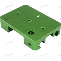 Usinage CNC de haute précision en aluminium et acier inoxydable, fraisage, perçage, tirage, découpe, anodisation bleue et rouge, oxydation grise