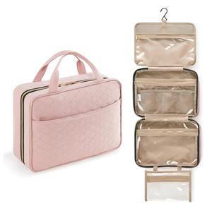 Neceser Colgante con Múltiples Compartimentos Organizados, Impermeable, Fácil de Limpiar, Bolsa de Maquillaje Portátil, Artículos Esenciales de Viaje - Product Image 2