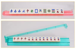 Estante de Mahjong Americano, Transparente, de Acrílico, Portátil, Moderno, para 4/3 Jugadores, para Acampar, de Plástico Resistente - Product Image 2