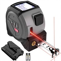 Télémètre laser 40m étanche, précision 2,0 mm, télémètre infrarouge numérique intelligent avec affichage des fractions